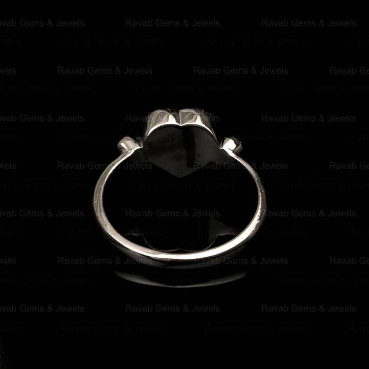 Best Selling 925 Solid Silver 8mm Heart Blue Zircon Semi Mount Ring Good Gemstone Resin Ashes Work Jewelry Findings & Components