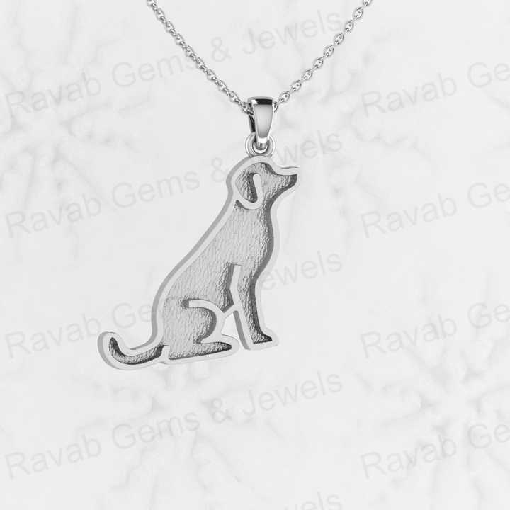 High Quality 925 Sterling Silver Rhodesian Ridgeback Dog Bezel Pendant Blank Setting Resin Ashes Jewelry Finding