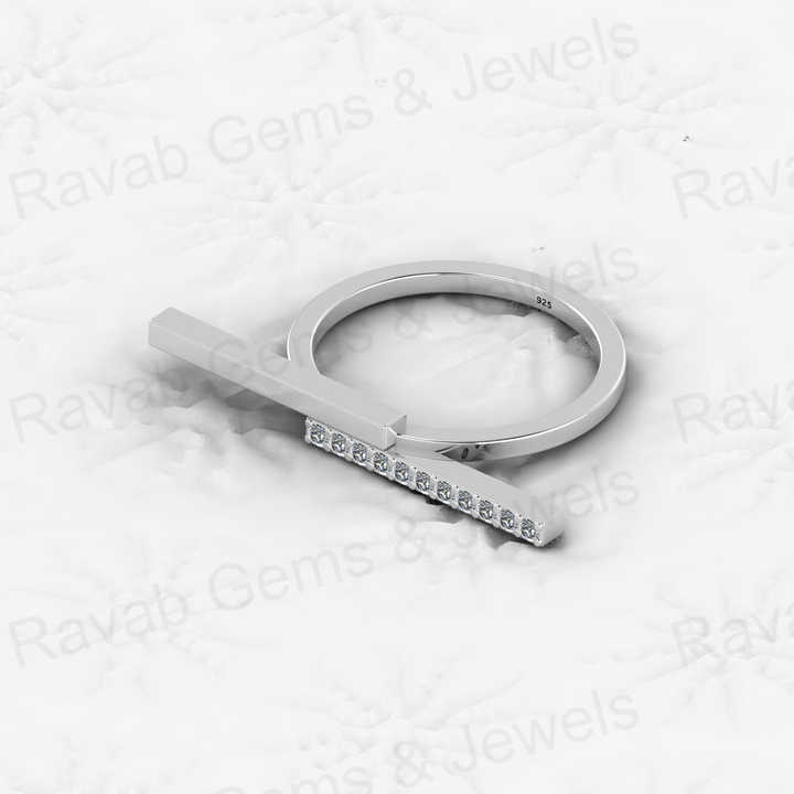High Quality 925 Sterling Silver Eternity Band Horizontal Line Bar CZ Minimalist Gold Vermeil Rhodium Women's Ring Fine Jewelry