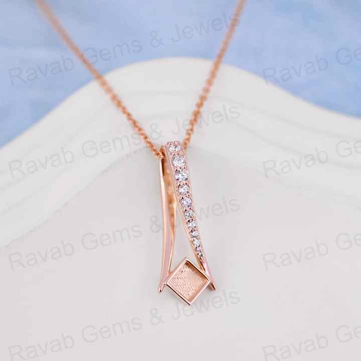 High Quality 925 Silver 5mm Milgrain Square Locket Charm Pendant Blank Setting for Ashes Resin Work Jewelry Findings Components