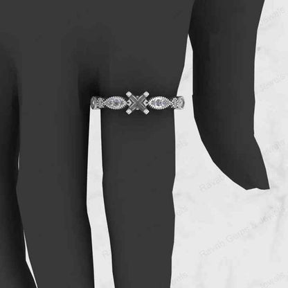High Quality 925 Sterling Silver Half Eternity Semi Mount Blank Prong Setting Ring Without Gemstone Designer Custom Jewelry