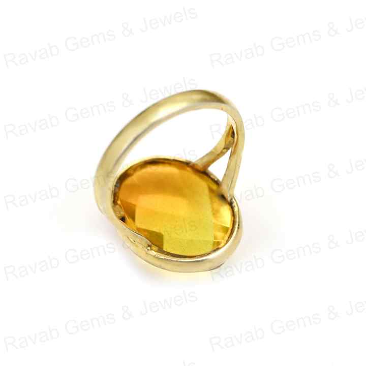 Christmas 925 Sterling Silver Bio Color Tourmaline Ring for Women 10x14mm Oval Shape Bezel Setting 18k Gold Rhodium New Design