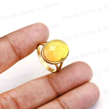 Christmas 925 Sterling Silver Bio Color Tourmaline Ring for Women 10x14mm Oval Shape Bezel Setting 18k Gold Rhodium New Design