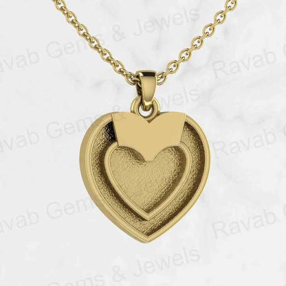 Genuine 925 Silver 22mm Blank Double Heart Charm Pendant Setting for Ashes Resin Memorial Breastmilk Keepsake Jewelry Findings