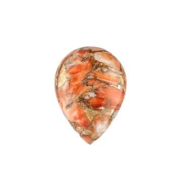 Best Selling Handmade Polish 16x22mm Pear Briolette Cut Sponge Copper Natural Gemstone for Ring & Earrings Making