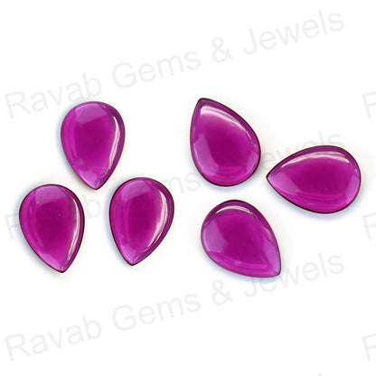 Top Rare Quality 16X22mm Pink Tourmaline Quartz Hydro Hand Polish Tear Drop Gemstone for Making 14k Gold Handmade Fine Jewelry