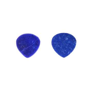 Beautiful 10mm Lovely Heart-Shape Lapis Lazuli Gemstone Natural Sterling Silver 18k Gold-Plated Simple Stud Earrings for Women