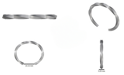 Top Selling 925 Sterling Silver 18k Gold Plated Attractive Twisted Band Concave Rhombus CZ Diamond Bangle for Men's Jewelry