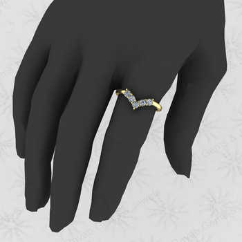 Valentine Sale 925 Sterling Solid Silver 3mm Zircon Brilliant Cut Princess Crown Ring for Women Fine Jewelry for Weddings