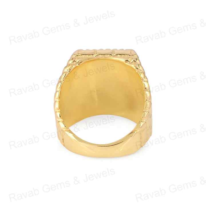 Handmade Solid 925 Silver 12x16mm Natural Amazonite Pattern Bricks Rectangle Signet Ring for Men Latest Design Fine Jewelry