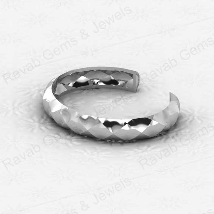 Mother's Day Sale Solid 925 Sterling Silver Concave Rhombus Unisex Adjustable Cuff Bracelet Handmade Fine Mens Jewelry