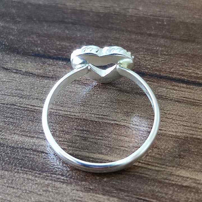 Top Quality Genuine 925 Sterling Silver Heart Shape 7mm Semi-Mount Blank Setting Empty Ring For Women Fine Handmade Jewelry