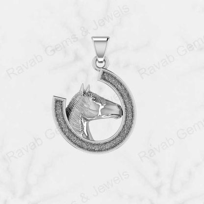 925 Sterling Silver Horseshoe Semi Mount Blank Charm Pendant Setting Good for Horse Hair & Ashes Resin Work Keepsake Jewlery