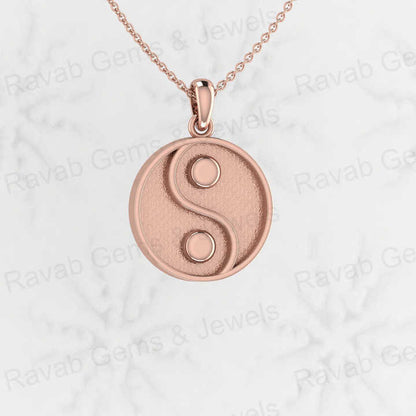 High Quality 925 Silver Yin Yang Symbol Blank Bezel Base Charm Pendant Setting DIY Resin Jewelry Jewelry Findings Components