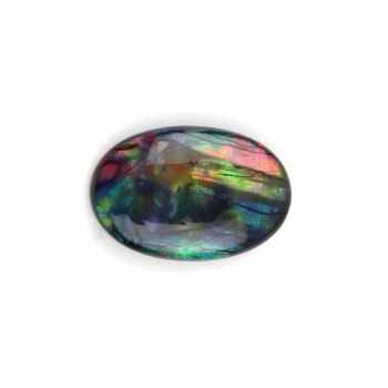 Hot Selling Oval Smooth Cut Large Loose Gemstone Abalone Shell 20x30mm Flat Back Cabochons for Making Jewelry Quartz Stone
