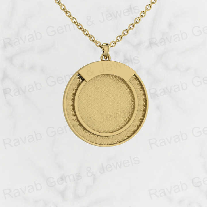 Genuine 925 Sterling Silver 20mm Round Tray Blank Base Semi Mounting Charm Pendant for Setting Resin Ashes Work Jewelry Findings