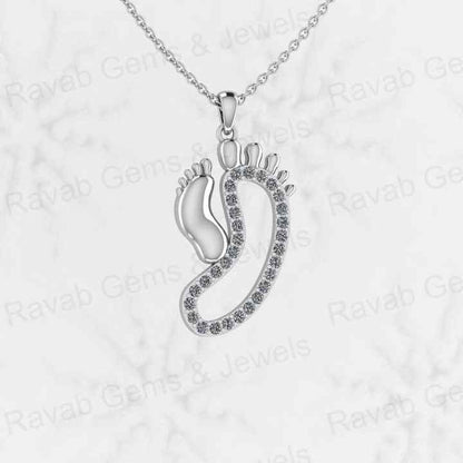 Top Quality Genuine Solid 925 Sterling Silver 29mm Mother & Baby Pow Memorial Pendant Valentine Gift Engagement Fine Pendant