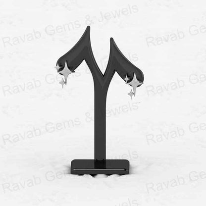 Top Quality New Design Genuine 925 Sterling Silver Starburst Threader North Star Stud Earrings for Women Minimalist Fine Jewelry