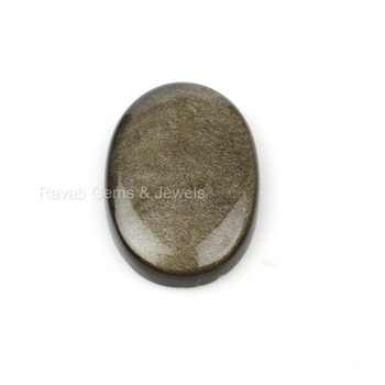 Top Quality Oval 20x30mm Black Obsidian Cabochons Natural Quartz Healing Stones Fine Quality Loose Gemstones for Jewelry