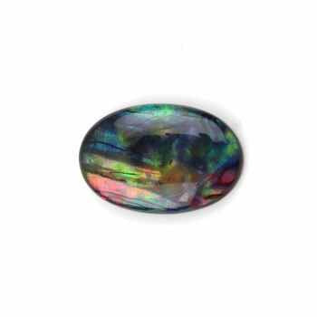 Hot Selling Oval Smooth Cut Large Loose Gemstone Abalone Shell 20x30mm Flat Back Cabochons for Making Jewelry Quartz Stone
