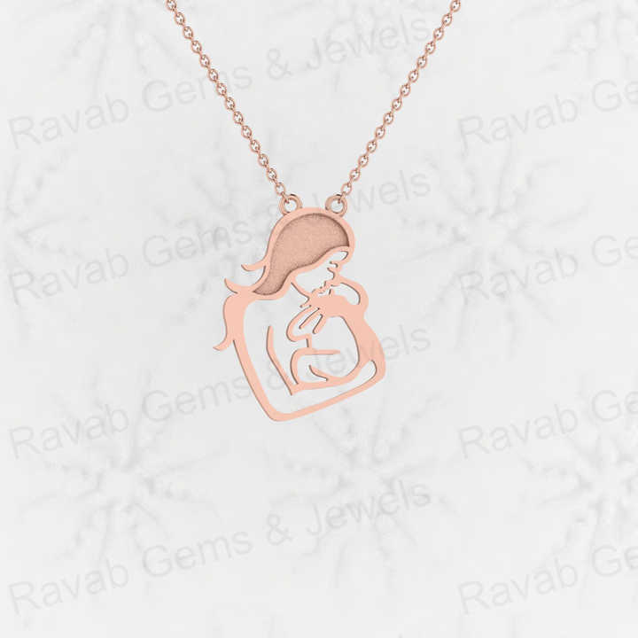 Solid 925 Sterling Silver 25mm Mom Born Child Love Memorial Blank Base Charm Pendant Setting for Keepsake & Breastmilk Jewelry