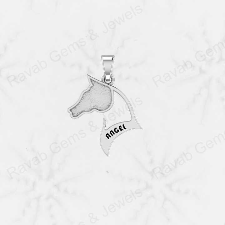 Best Quality Genuine 925 Sterling Silver Running Horse Charm Pendant Semi Mount Blank Setting Good for Resin DIY Jewelry
