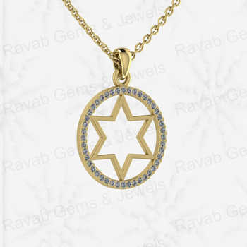 Genuine 18\" Solid 925 Sterling Silver Necklace Universal Star Pendant Micro Pave Setting Fine Jewelry Keepsake Pendants Charms