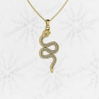 Best Selling 925 Sterling Silver Snake Animal Lover CZ 15x32mm Zircon Keepsake Fine Fashion Jewelry Pendants & Charms