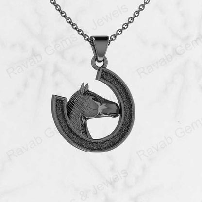 925 Sterling Silver Horseshoe Semi Mount Blank Charm Pendant Setting Good for Horse Hair & Ashes Resin Work Keepsake Jewlery