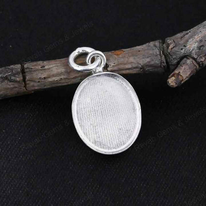 Superb 925 Sterling Silver 10x14mm Oval Bezel Setting Semi Mount Blank Setting Good Ashes Resin Work Jewelry Findings Components