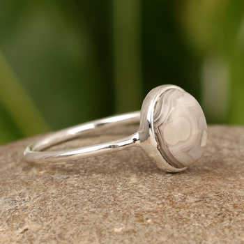 Hot Summer Genuine Crazy Lace Agate Oval Smooth Gemstone 10x14mm Solid 925 Sterling Silver Women Fine Ring Handmade Jewelry