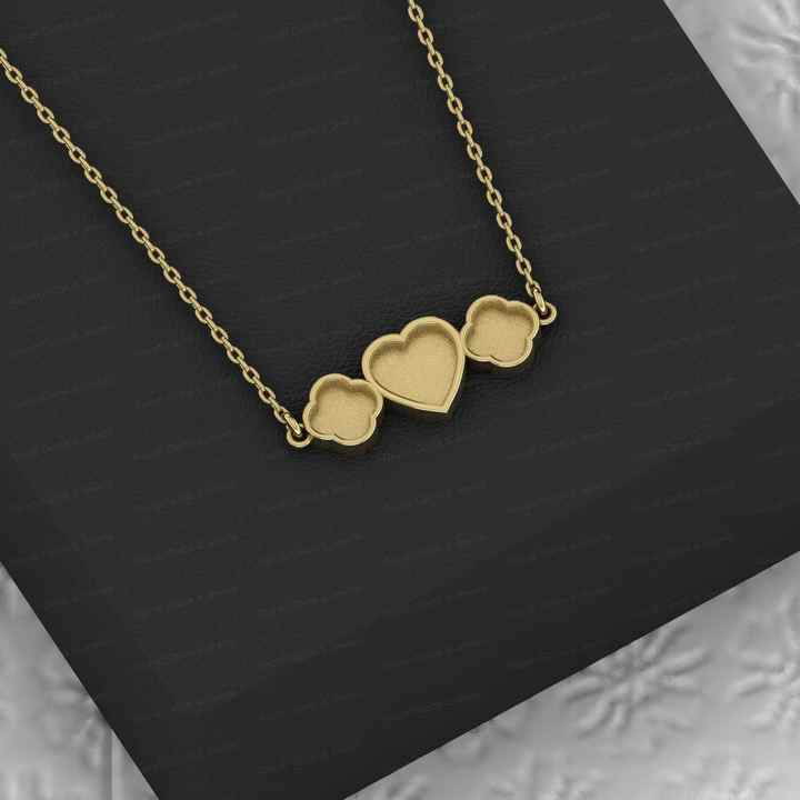 Superb 925 Silver Semi Mount Charm Pendant Setting Heart Clover Bezel Cup Chain Resin Ashes Work Jewelry Findings Components