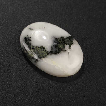 Top Selling 20x30mm Smooth Oval White Zebra Jasper Cabochons Natural Jewelry Making Loose Gemstones at Amazing Price