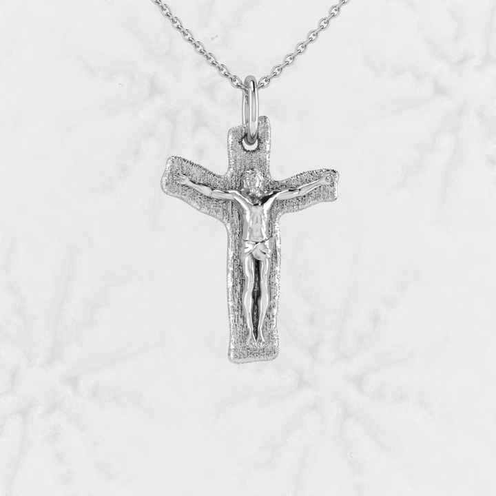 Men's Customized 925 Sterling Silver Fine Jewelry High Quality Saint Benedict Medallion Religious Cross Jesus Pendant