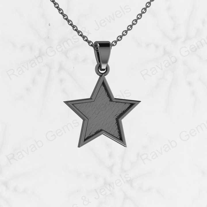 Top Quality Genuine 925 Sterling Silver Universal Star Charm Pendant Semi Mount Blank Setting Good for Resin DIY Jewelry