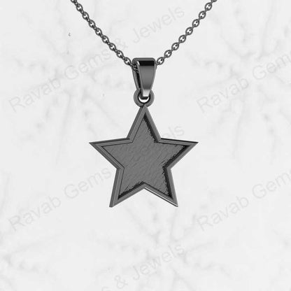 Top Quality Genuine 925 Sterling Silver Universal Star Charm Pendant Semi Mount Blank Setting Good for Resin DIY Jewelry