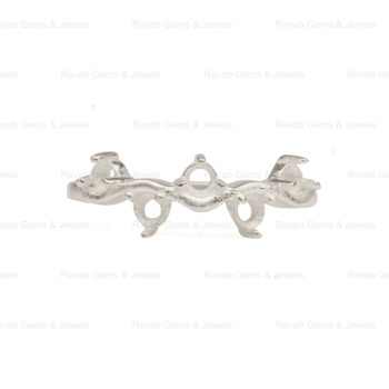 Best Selling 3mm 5-Stone Breastmilk DIY Jewelry Semi Mount Engagement Claw Blank Prong Setting Base Jewelry Findings Components
