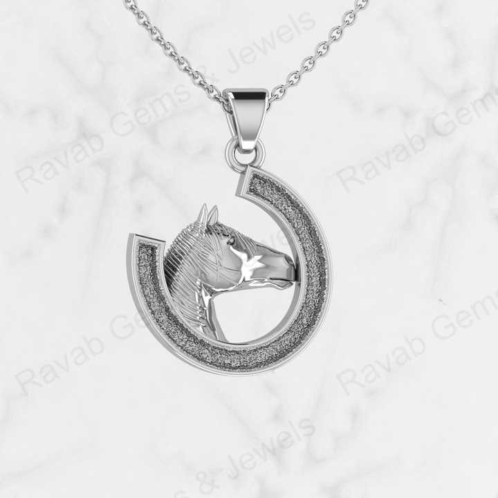 925 Sterling Silver Horseshoe Semi Mount Blank Charm Pendant Setting Good for Horse Hair & Ashes Resin Work Keepsake Jewlery