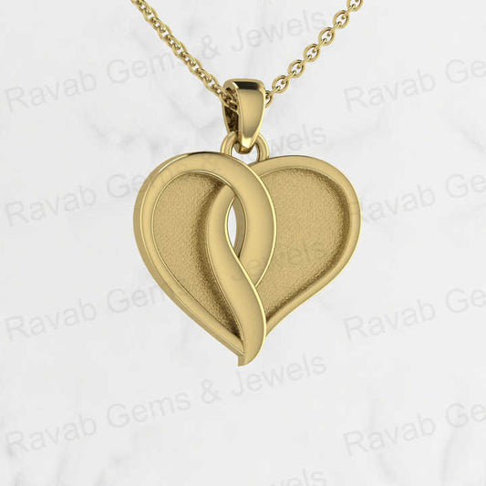 Top Quality Sterling Silver 24x20mm Couple Heart Blank Charm Pendant Setting for Resin & Ashes Breastmilk DIY Jewelry Finding