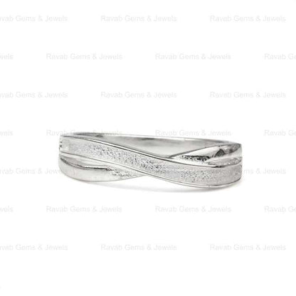 Best Selling 925 Sterling Silver Infinity With Zircon Semi Mount Blank Bezel Setting Minimalist Ring for Gemstone Ashes & Resin