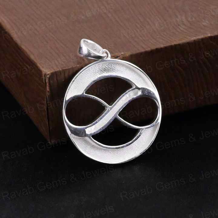 High Quality 925 Silver 25mm Circle Charm Pendant Infinity Setting Resin Ashes Keepsake Breast Milk Jewelry Findings Components