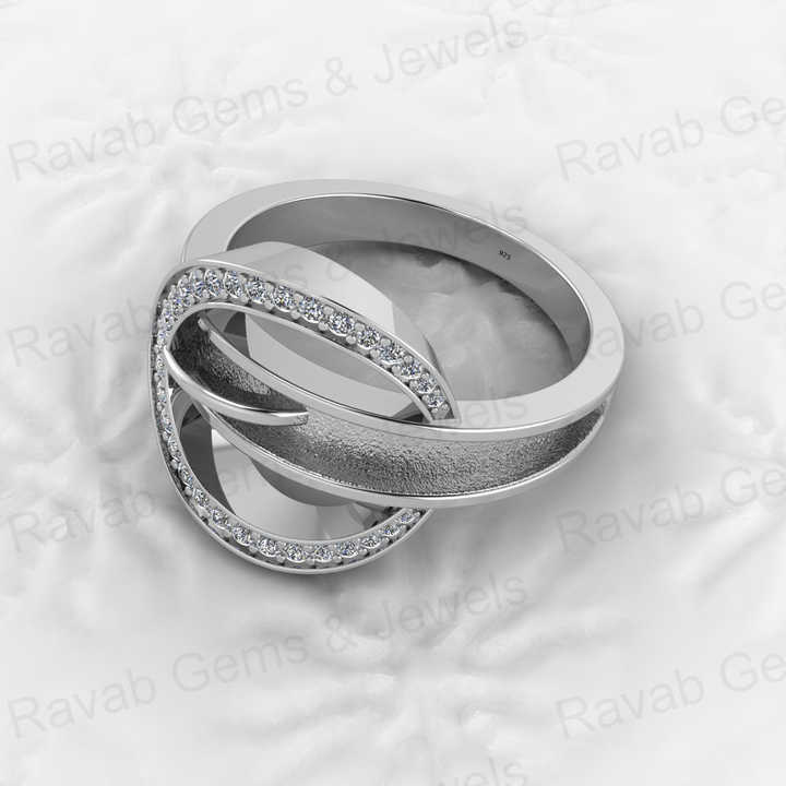 Genuine 925 Solid Sterling Silver 3mm Round Semi Mount Blank Setting Swirl Ring for Breastmilk & Keepsake Resin Ceramic Jewelry