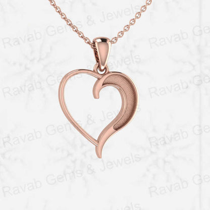 Genuine 925 Sterling Silver 20x20mm Heart Shape Blank Bezel Charm Pendant Setting for Resin & Ashes Breastmilk Keepsake Jewelry