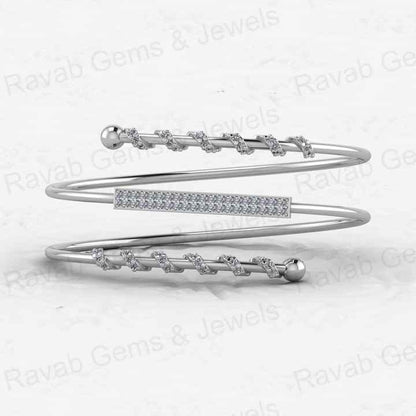 Top Selling Solid 925 Sterling Silver 18K Gold Plated Heart Beaded Link Chain CZ Prong Setting Bracelet for Girls & Women No reviews yet