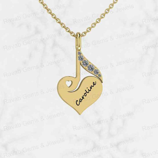 Top Selling 925 Genuine Silver CZ Love Heart Leaf Design Personalized Name Charm Pendant Minimalist Fine Jewelry for Women Gift