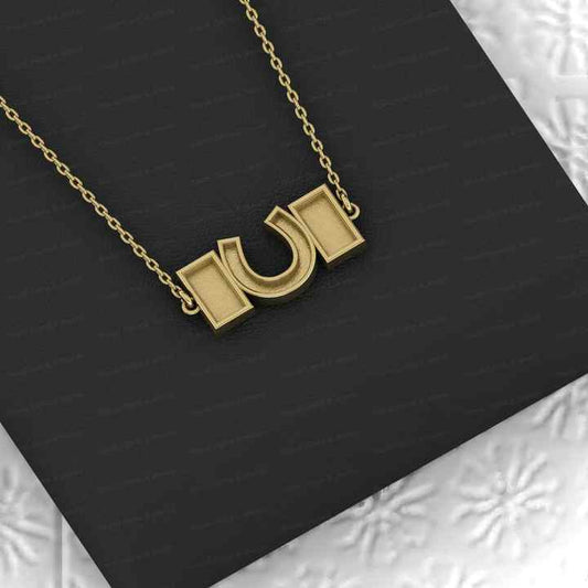Best Quality 925 Silver Horseshoe & Rectangle Bezel Cup Semi Mount Charm Pendant Setting for Resin Ashes Work Breastmilk Jewelry