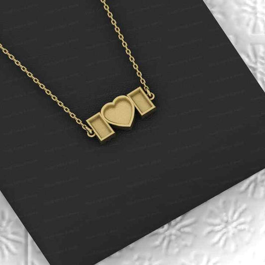 Best Sell 925 Silver Rectangle Heart Semi Mount Charm Pendant Blank Bezel Cup Resin Ashes Breastmilk Jewelry Findings Components