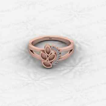 Genuine 925 Silver Marquise Semi Mount Blank Setting Ring 1.20mm CZ Superb Quality Breastmilk Keepsake Jewelry