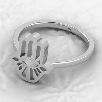 Best Selling Genuine 925 Sterling Silver Humsa Symbolic Handmade Ring Custom Signet Gypsy Designer Wholesale Fine Jewelry