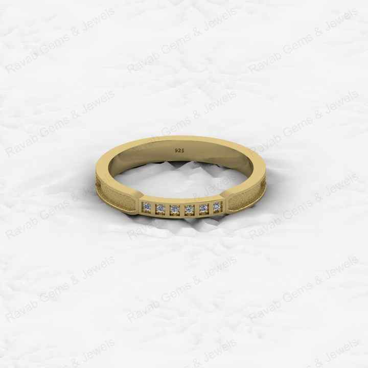 Genuine 925 Sterling Silver Round Semi Mounts 2mm Half Eternity Ring Good for Resin Breastmilk Ashes Jewelry Findings Components